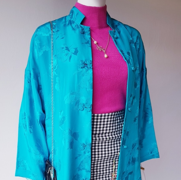 Royal Vintage Kimono All Silk✨💎 - Picture 5 of 8